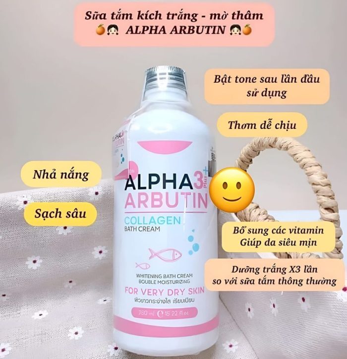 Sữa tắm Alpha Arbutin 3 Plus