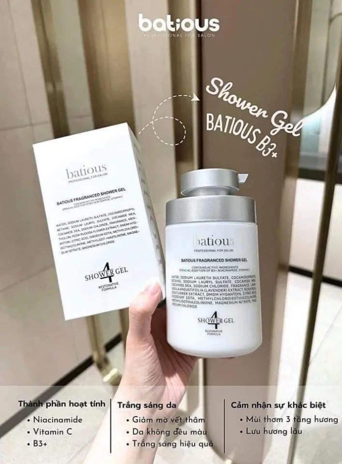 Sữa Tắm Batious B3 Fragranced Shower Gel