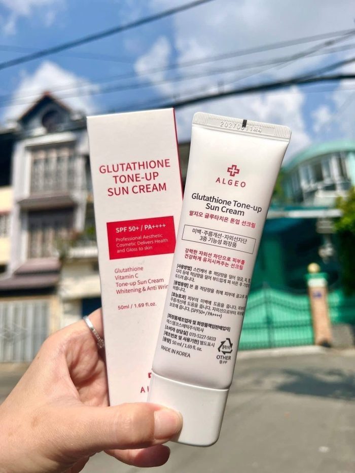 Kem chống nắng Algeo Glutathione Tone-up Sun Cream SPF 50+