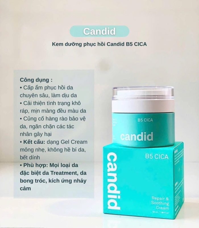 Kem dưỡng Candid B5 Cica Cream