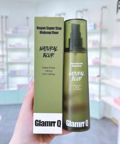 Xịt Khóa Nền Glamrr Q Vegan Super Stay Makeup Fixer