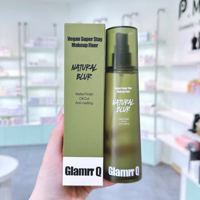Xịt Khóa Nền Glamrr Q Vegan Super Stay Makeup Fixer
