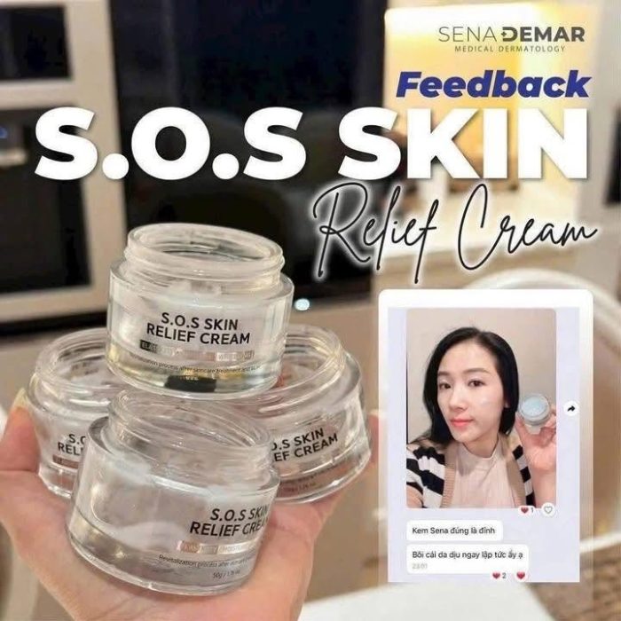 Kem Dưỡng Senaderma S.O.S Skin Relif Cream