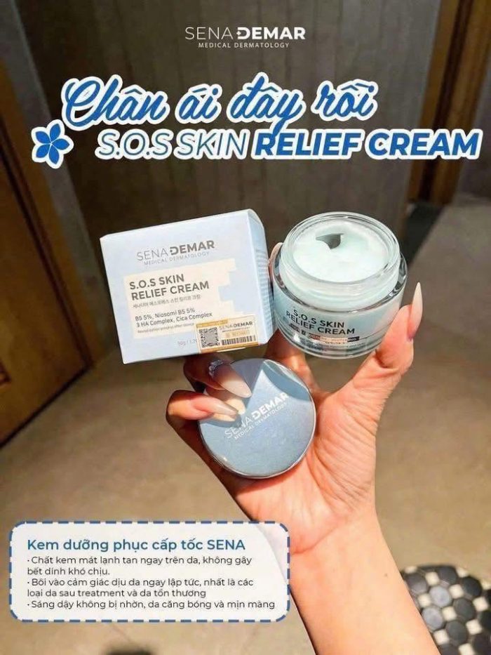 Kem Dưỡng Senaderma S.O.S Skin Relif Cream