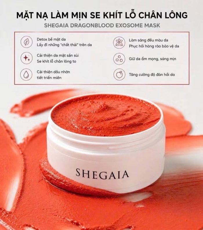 Mặt nạ đất sét Shegaia Dragon Blood Exosome Mask