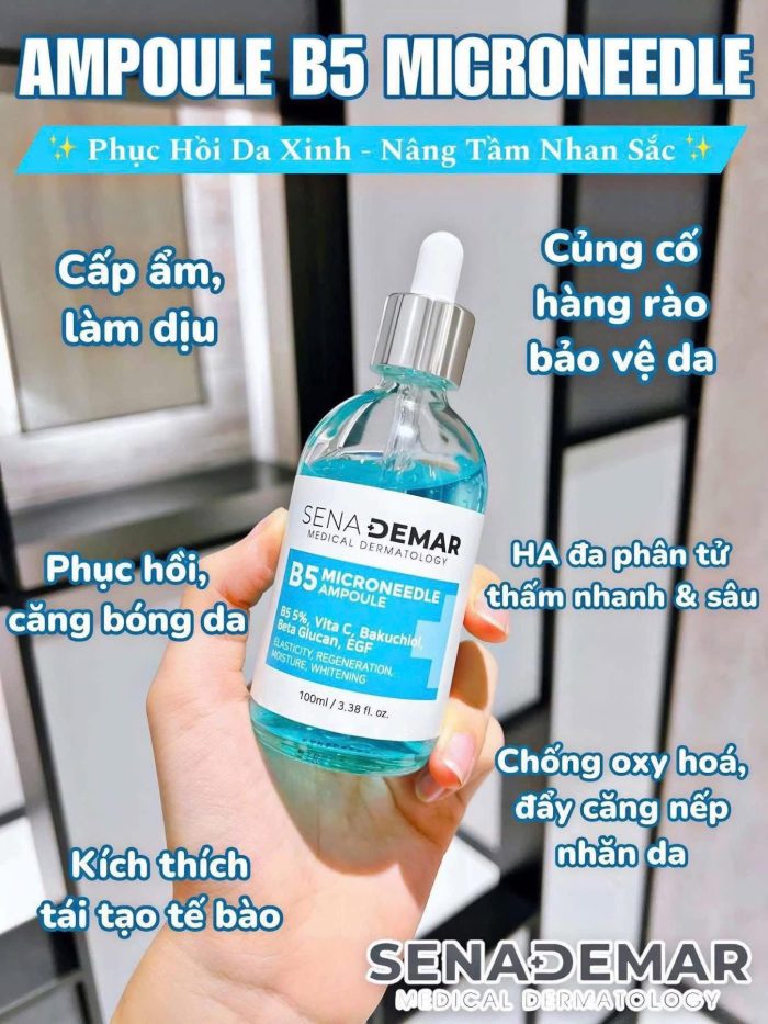 Serum Senademar B5 Microneedle Ampoule Cấp Ẩm
