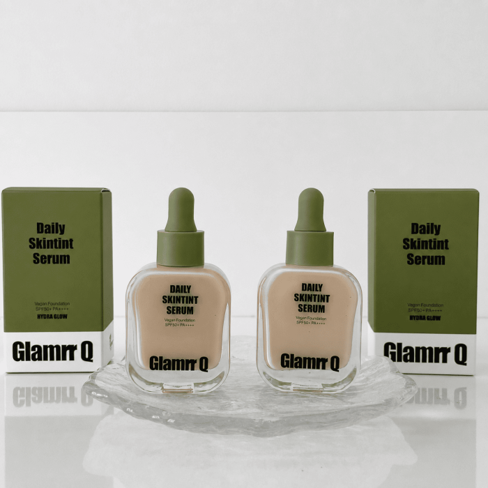 kem nền Glamrr Q Daily SkinTint Serum Vegan Foundation