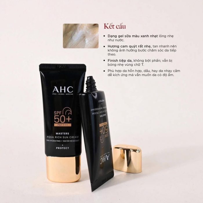 Kem Chống Nắng AHC Masters Aqua Rich Sun Cream