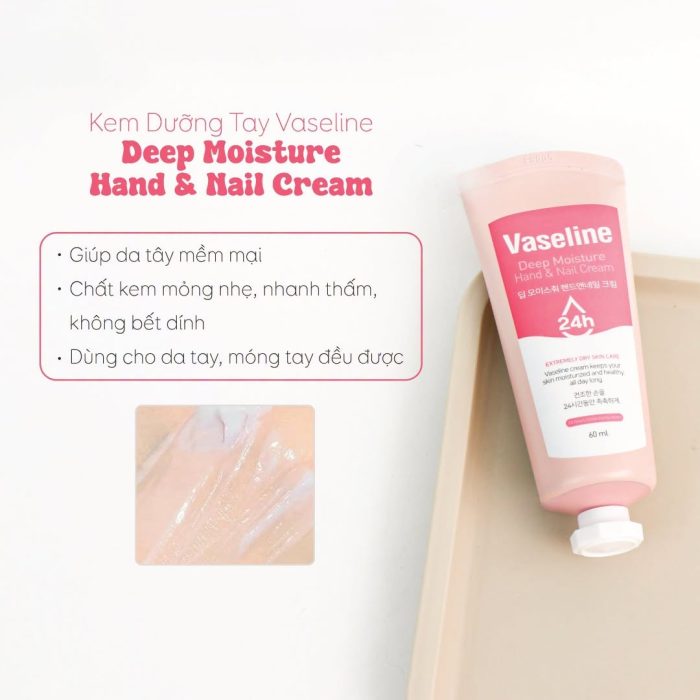 Kem dưỡng da tay Vaseline Deep Moisture Hand Cream