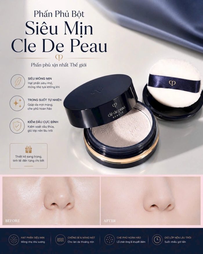 Phấn phủ bột Cle de Peau Beaute Loose Powder