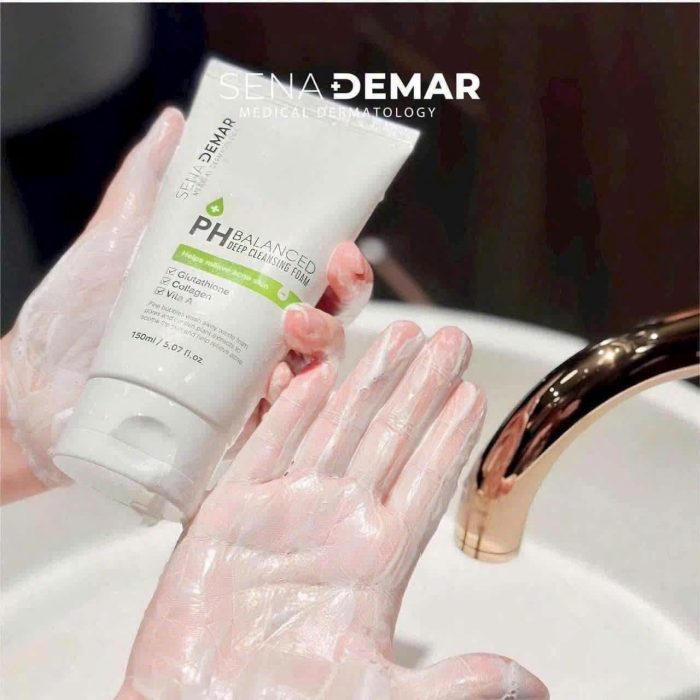Sữa Rửa Mặt SenaDemar PH Balanced Deep Cleansing Foam