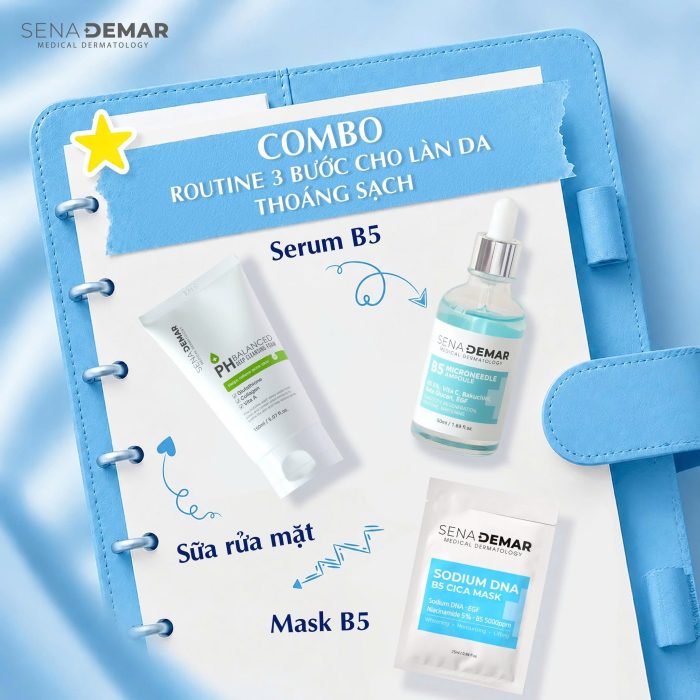 Sữa Rửa Mặt SenaDemar PH Balanced Deep Cleansing Foam