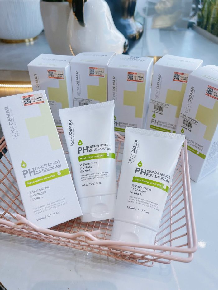 Sữa Rửa Mặt SenaDemar PH Balanced Deep Cleansing Foam