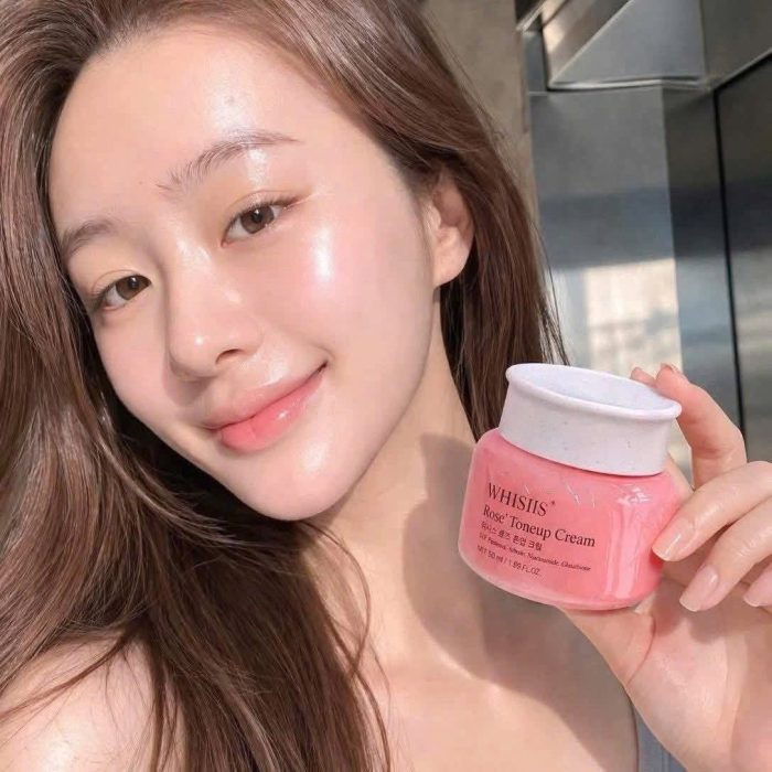 Kem Dưỡng Tone Whisis Rose Toneup Cream