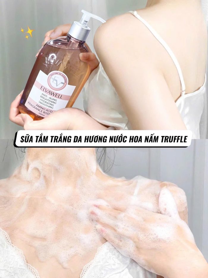 Sữa tắm Elvawell Fragrance Body Wash Thụy Sĩ