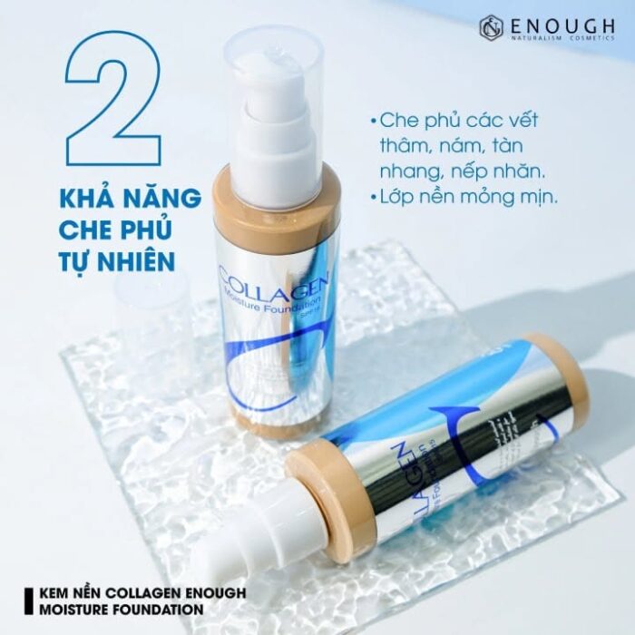 Kem nền Collagen Moisture Foundation Enough