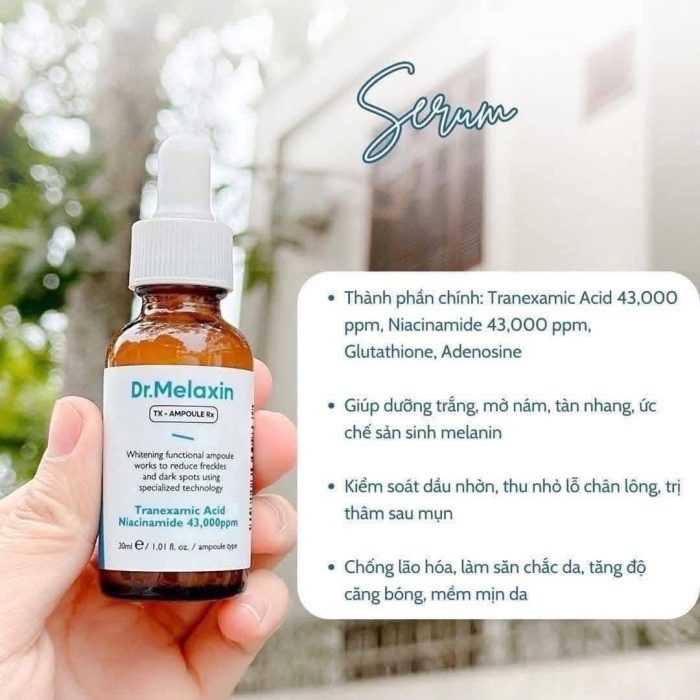 Serum Dr Melaxin TX Ampoule Rx Mờ Thâm Nám
