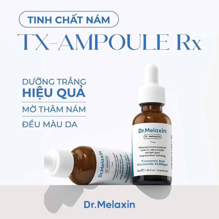 Serum Dr Melaxin TX Ampoule Rx Mờ Thâm Nám