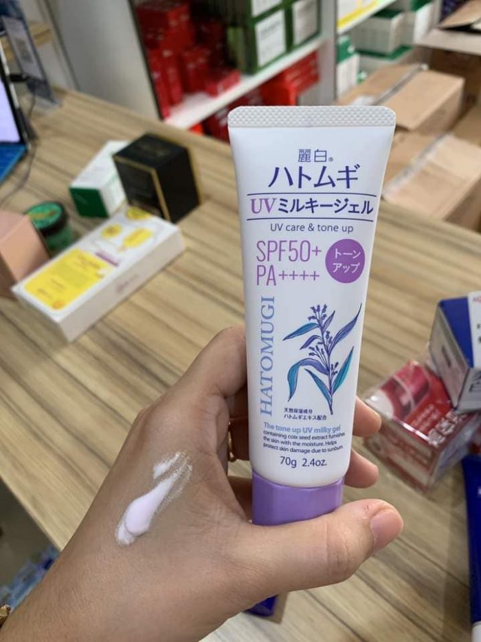 kem chong nang nang tone va lam sang da hatomugi spf50 pa 10