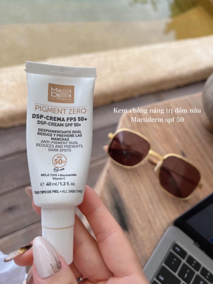 kem martiderm pigment zero dsp spf50 10