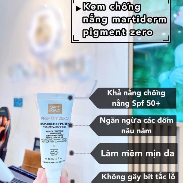 kem martiderm pigment zero dsp spf50 4