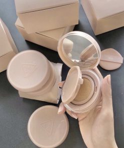 phan nuoc 3ce glow skin cushion pink spf 50 pa 4