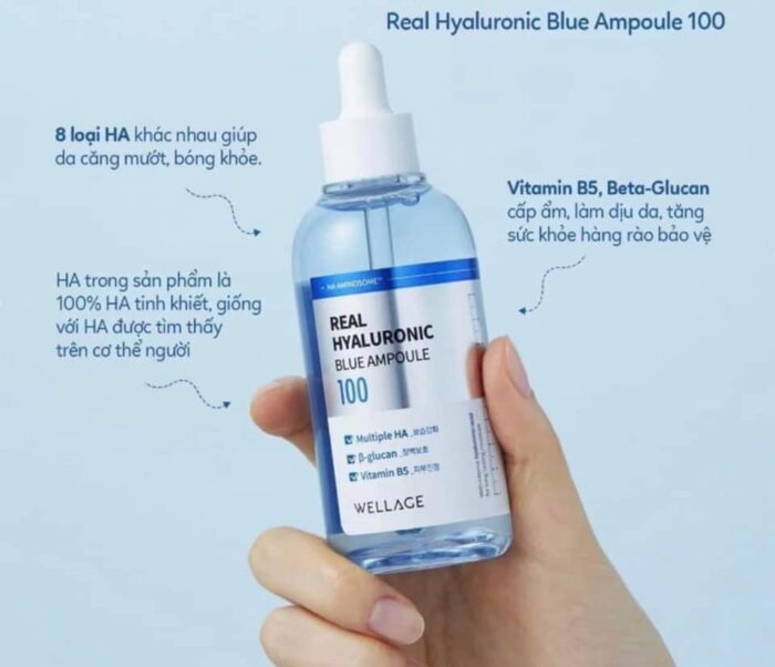 Serum Wellage Real Hyaluronic Blue Ampoule